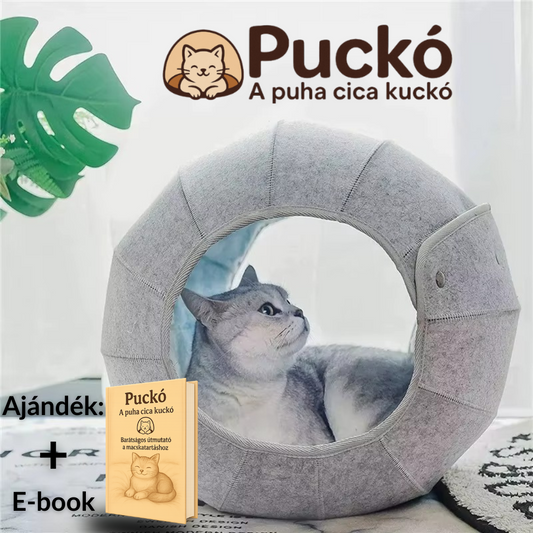 Puckó – Puha, összecsukható macskabúvóka